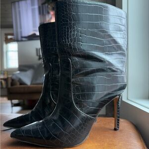 Express Croc stiletto boot 8